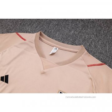Chandal del Sao Paulo Manga Corta 2023-2024 Amarillo - Pantalon Corto