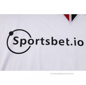 Chandal del Sao Paulo Manga Corta 2023-2024 Blanco - Pantalon Corto