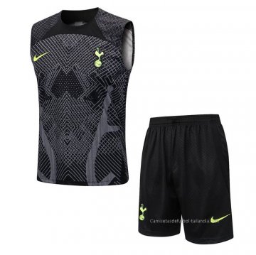 Chandal del Tottenham Hotspur Sin Mangas 2022-2023 Negro Chandal del Tottenham Hotspur Sin Mangas 2022-2023 Negro