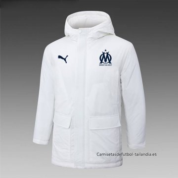 Chaqueta Invierno del Olympique Marsella 2024-2025 Blanco Chaqueta Invierno del Olympique Marsella 2024-2025 Blanco