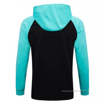 Chaqueta con Capucha del Barcelona 2022-2023 Azul y Negro