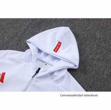 Chaqueta con Capucha del Bayern Munich 2025-2026 Blanco