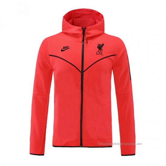 Chaqueta con Capucha del Liverpool 2021-2022 Rojo - Haga un click en la imagen para cerrar