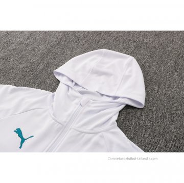 Chaqueta con Capucha del Manchester City 2021-2022 Blanco