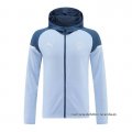 Chaqueta con Capucha del Manchester City 2024-2025 Azul