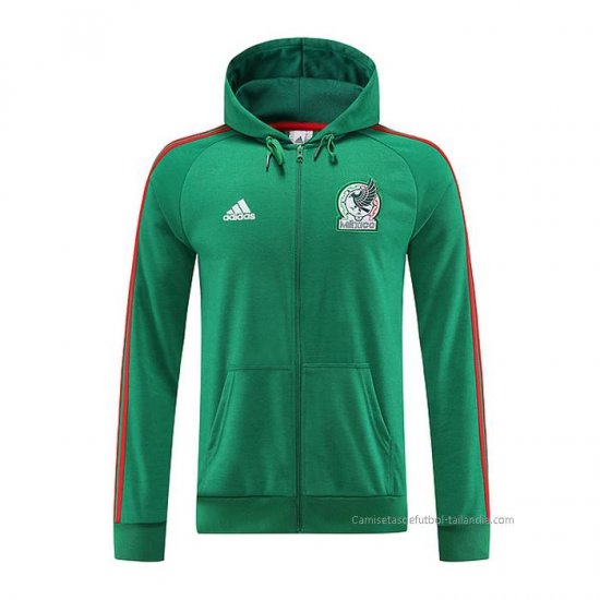 Chaqueta con Capucha del Mexico 2022-2023 Verde - Haga un click en la imagen para cerrar