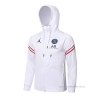 Chaqueta con Capucha del Paris Saint-Germain 2021-2022 Blanco Chaqueta con Capucha del Paris Saint-Germain 2021-2022 Blanco
