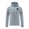 Chaqueta con Capucha del Paris Saint-Germain 2021-2022 Gris Chaqueta con Capucha del Paris Saint-Germain 2021-2022 Gris