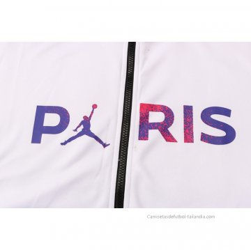 Chaqueta con Capucha del Paris Saint-Germain 2021-2022 Blanco