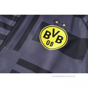 Chaqueta del Borussia Dortmund 2022-2023 Negro y Gris