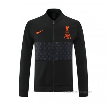 Chaqueta del Liverpool 2021-2022 Negro y Gris Chaqueta del Liverpool 2021-2022 Negro y Gris