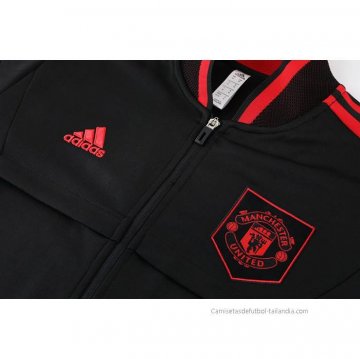 Chaqueta del Manchester United 2022-2023 Negro y Rojo