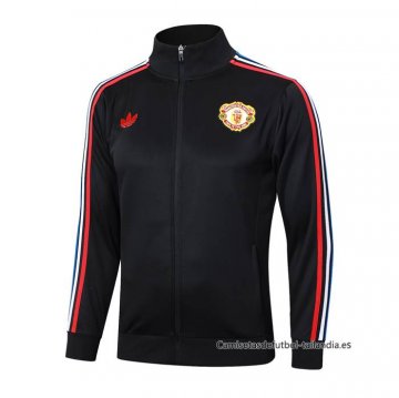 Chaqueta del Manchester United 2024-2025 Negro Chaqueta del Manchester United 2024-2025 Negro