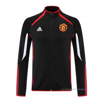 Chaqueta del Manchester United Teamgeist 2021-2022 Negro Chaqueta del Manchester United Teamgeist 2021-2022 Negro