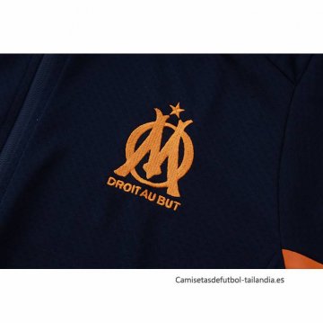 Chaqueta del Olympique Marsella 2024-2025 Azul Naranja