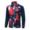 Chaqueta del Paris Saint-Germain 2024-2025 Rojo y Azul Chaqueta del Paris Saint-Germain 2024-2025 Rojo y Azul