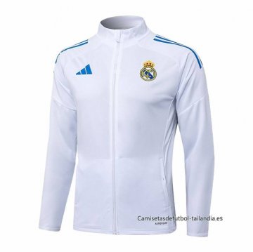 Chaqueta del Real Madrid 2025-2026 Blanco Chaqueta del Real Madrid 2025-2026 Blanco