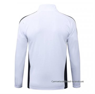 Chaqueta del Real Madrid 2025-2026 Blanco Negro