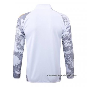 Chaqueta del Real Madrid Dragon 2024-2025 Blanco