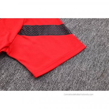 Conjunto Polo del AC Milan 2023-2024 Rojo