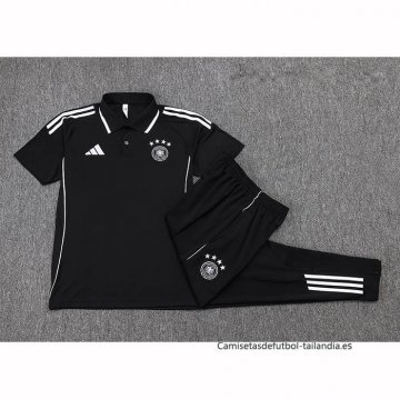 Conjunto Polo del Alemania 2025-2026 Negro