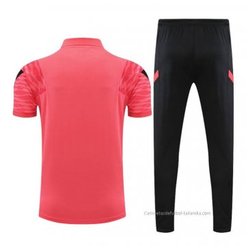Conjunto Polo del Atletico Madrid 2022-2023 Rosa