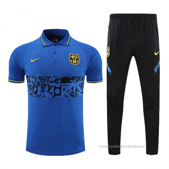 Conjunto Polo del Barcelona 2022-2023 Azul - Haga un click en la imagen para cerrar