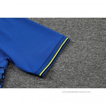 Conjunto Polo del Barcelona 2022-2023 Azul