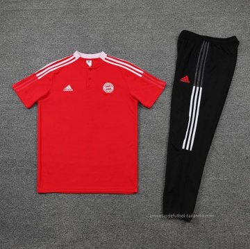 Conjunto Polo del Bayern Munich 2022-2023 Rojo