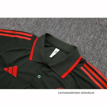 Conjunto Polo del Bayern Munich 2025-2026 Verde Oscuro