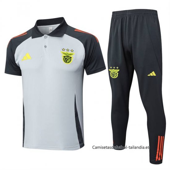 Conjunto Polo del Benfica 2024-2025 Gris - Haga un click en la imagen para cerrar
