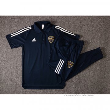 Conjunto Polo del Boca Juniors 2021 Azul