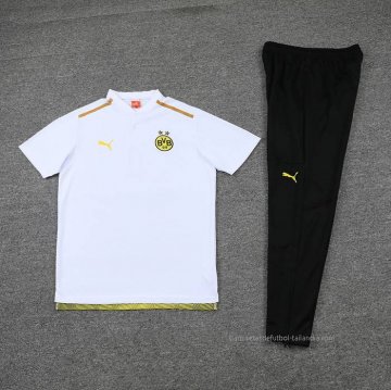 Conjunto Polo del Borussia Dortmund 2022-2023 Blanco