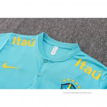 Conjunto Polo del Brasil 2022-2023 Azul