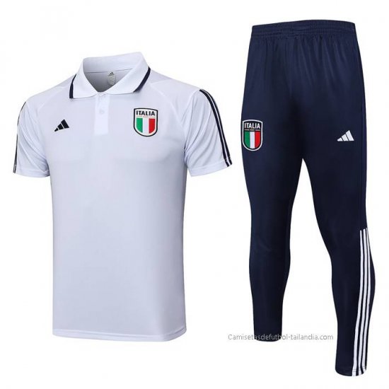 Conjunto Polo del Italia 2023-2024 Blanco - Haga un click en la imagen para cerrar