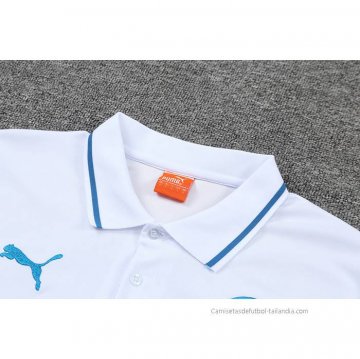 Conjunto Polo del Manchester City 2022-2023 Azul y Blanco