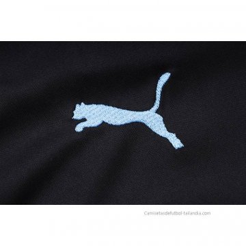 Conjunto Polo del Manchester City 2023-2024 Negro