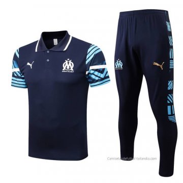 Conjunto Polo del Olympique Marsella 2022-2023 Azul Marino Conjunto Polo del Olympique Marsella 2022-2023 Azul Marino