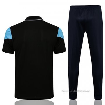 Conjunto Polo del Olympique Marsella 2021-2022 Negro