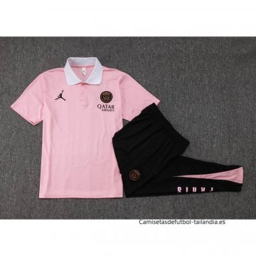 Conjunto Polo del Paris Saint-Germain Jordan 2024-2025 Rosa