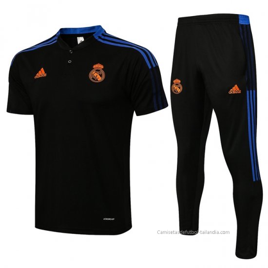 Conjunto Polo del Real Madrid 2021-2022 Negro - Haga un click en la imagen para cerrar