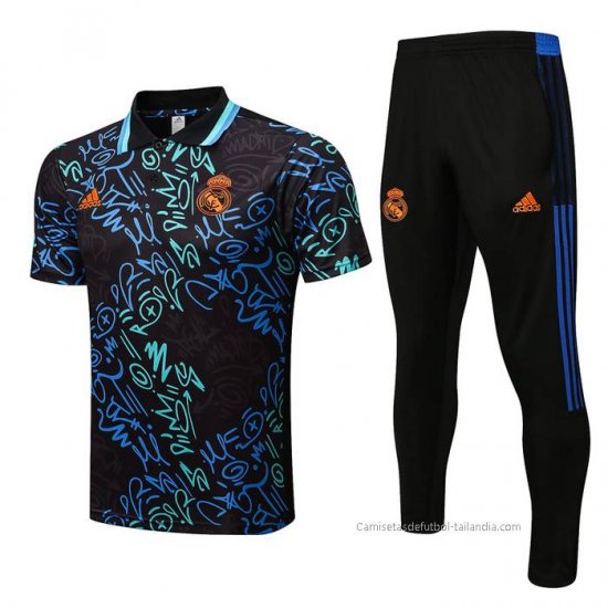 Conjunto Polo del Real Madrid 2022-2023 Gris - Haga un click en la imagen para cerrar