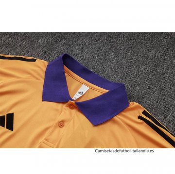 Conjunto Polo del Real Madrid 2024-2025 Amarillo