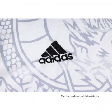 Conjunto Polo del Real Madrid Dragon 2024-2025 Blanco