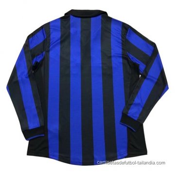 1ª Camiseta Inter Milan Manga Larga Retro 1998