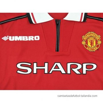 1ª Camiseta Manchester United Retro 1998-1999