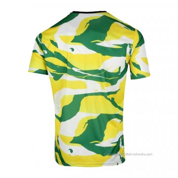 Tailandia Camiseta Olympique Marsella OM Africa 2021 Blanco Amarillo Verde