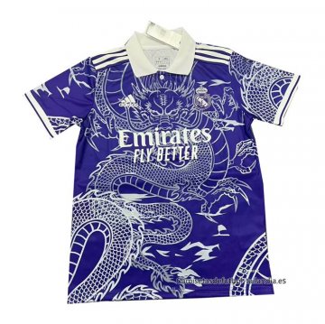Tailandia Camiseta Real Madrid Dragon 2024-2025 Purpura Tailandia Camiseta Real Madrid Dragon 2024-2025 Purpura