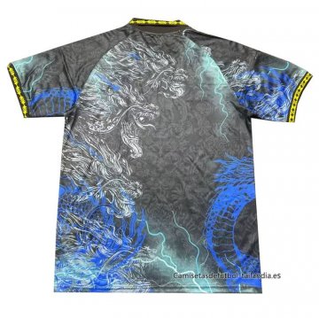 Tailandia Camiseta Real Madrid Dragon 2024-2025 Azul Gris