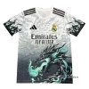 Tailandia Camiseta Real Madrid Dragon 2024-2025 Blanco Gris Tailandia Camiseta Real Madrid Dragon 2024-2025 Blanco Gris